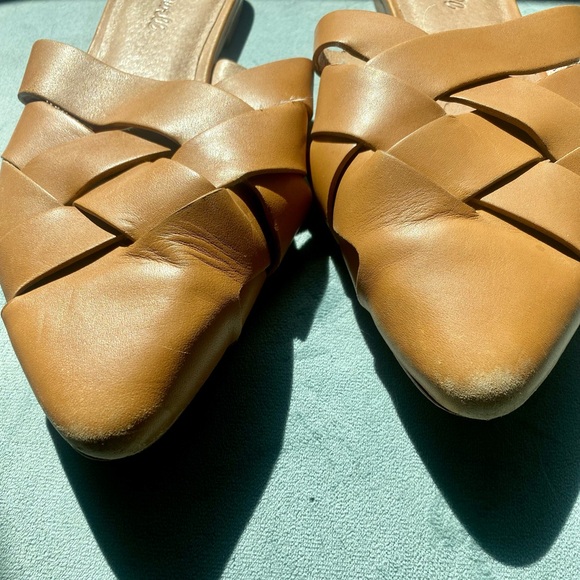 Madewell | Cindy Mule | Desert Camel Slip-on Shoe - 8.5 - Picture 10 of 10